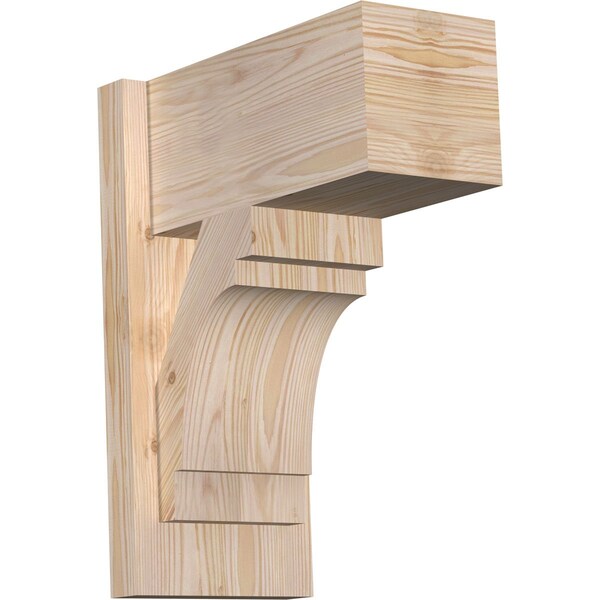 Ekena Millwork Merced Block Smooth Outlooker, Douglas Fir, 7 1/2"W x 14"D x 18"H OUT08X14X18MRC05SDF - main